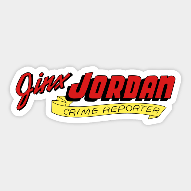 Jinx Jordan Sticker by CoverTales